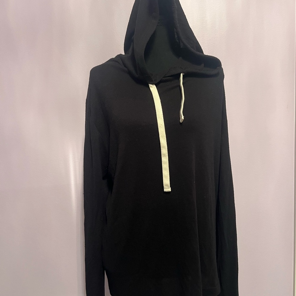Zyia Boyfriend Hoodie: Black
